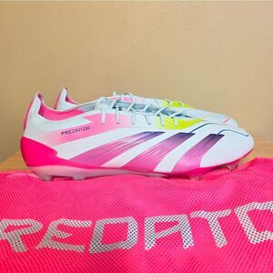 Adidas Predator Elite FG Soccer Cleats Stellar Icon Pack Blue Pink IE3950 12